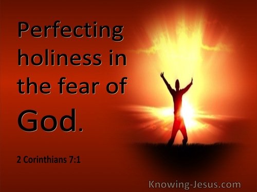 Holiness Of The Saints-2 Corinthians 7-1